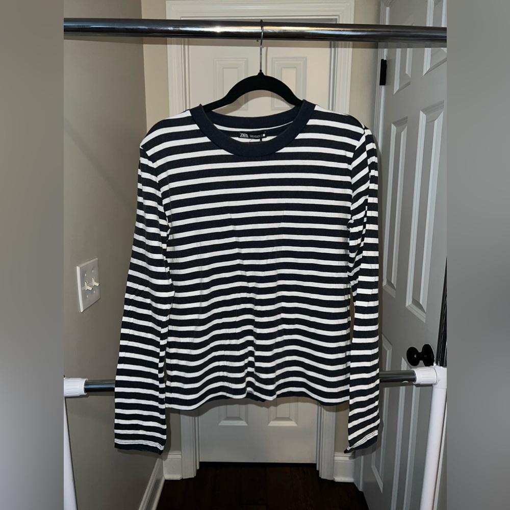 Zara Stripes Long Sleeve Tee